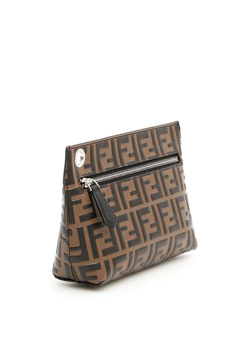 pochet uomo fendi|fendi medium pouch.